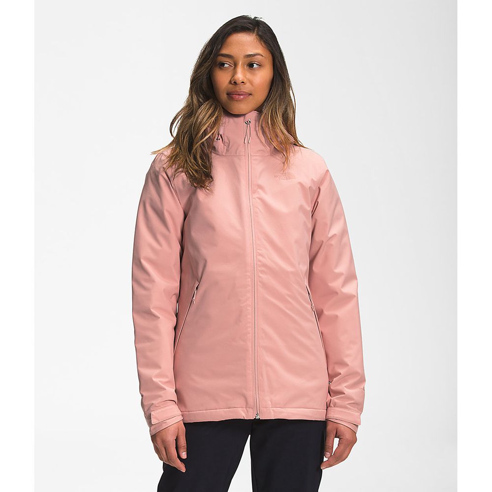 The North Face Rain Jacket Womens Australia - The North Face Carto Triclimate® Rose (STM-086394)